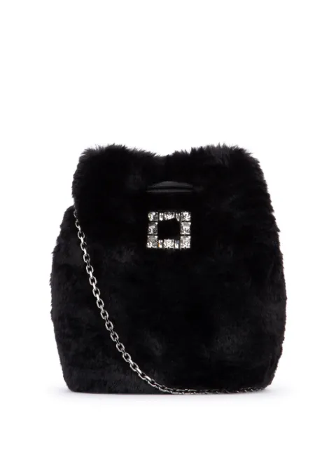 Roger Vivier Tres Vivier Aumoniere tote bag Black RBWANME5100MSR