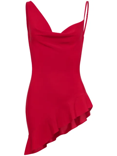AZEEZA Daphne top Red DAPHNETOPSATINGARNET