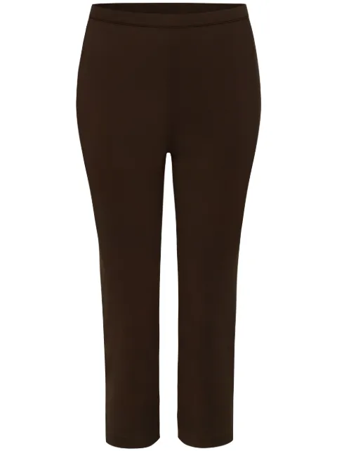 AZEEZA Shreya cropped trousers Brown SHREYACAPRICDCCHOCOLATE