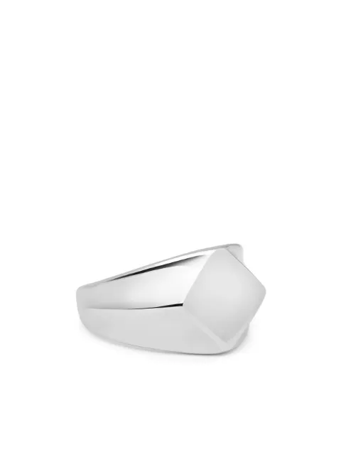 Nialaya Jewelry faceted ring Silver MRING128