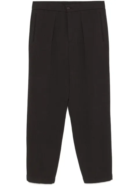 Giorgio Armani ribbed trousers Brown GM000576TE10084
