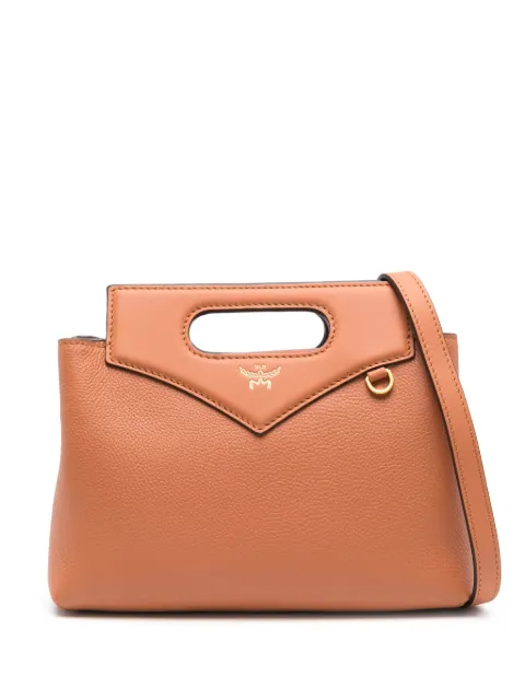 MCM mini Soft Diamond tote bag Neutrals MWREAAK02TERRACOTTA