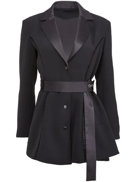 Fleur Du Mal tuxedo mini dress Black DR05880100