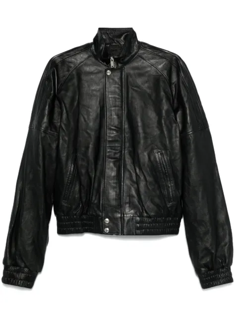 LỰU ĐẠN leather jacket Black MJ033LE