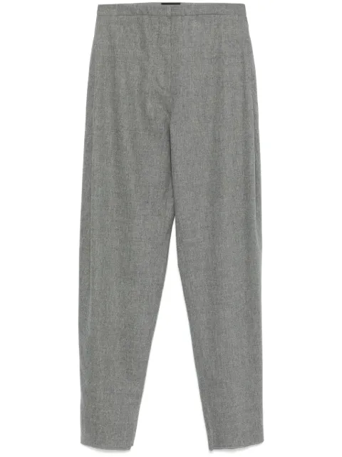 Emporio Armani mélange-effect trousers Grey EW000086TE10537