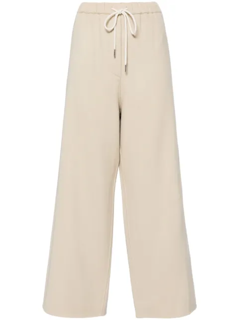 System double faced string wide pants Neutrals SY2E9RPCT02W