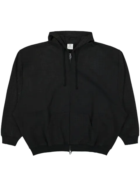 VETEMENTS monogram-print hoodie Black UA65HD150B