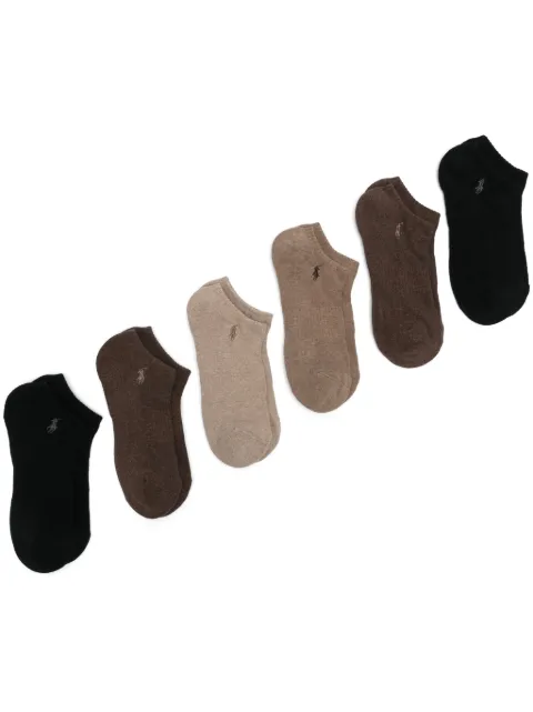 Polo Ralph Lauren Polo-Pony socks (pack of 6) Black 449958848001