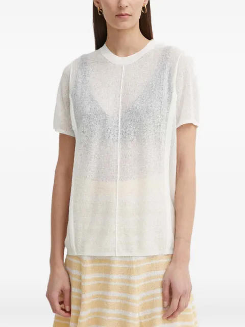 AERON knit short-sleeve T-shirt Neutrals RSTO490489