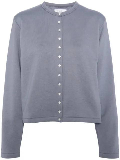 agnès b. press-stud fastening jacket Blue 0267M434