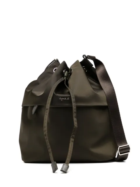 agnès b. drawstring crossbody bag Green P500VN01