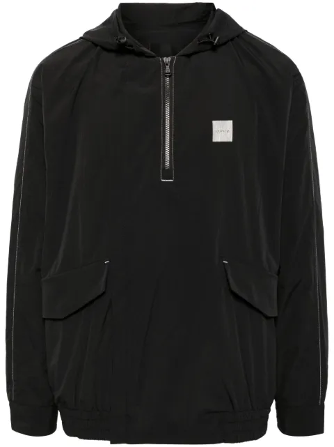 SPORT b. by agnès b. logo-print long-sleeved sport jacket Black DC41QT2I
