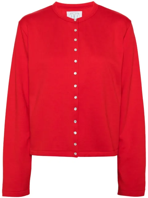 agnès b. press-stud fastening jacket Red 0267M434