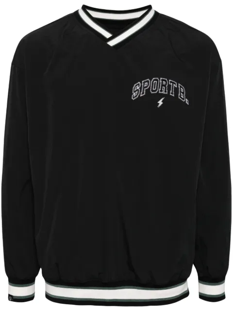 SPORT b. by agnès b. v-neck pullover Black C671QT2I