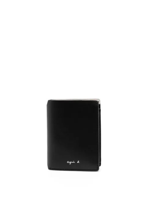 agnès b. leather card case Black P409VCX0