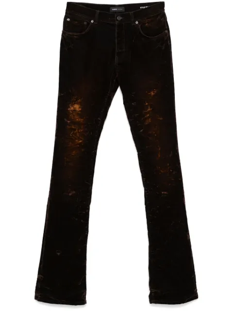 Purple Brand P072 trouseres Brown P072FVFM424