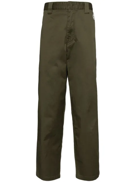 AAPE BY *A BATHING APE® logo-patched trousers Green APTB619XXN