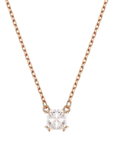 Swarovski Stilla square-pendant necklace Pink 5701904