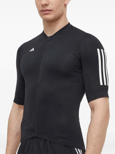 adidas zip-up T-shirt Black IR7933