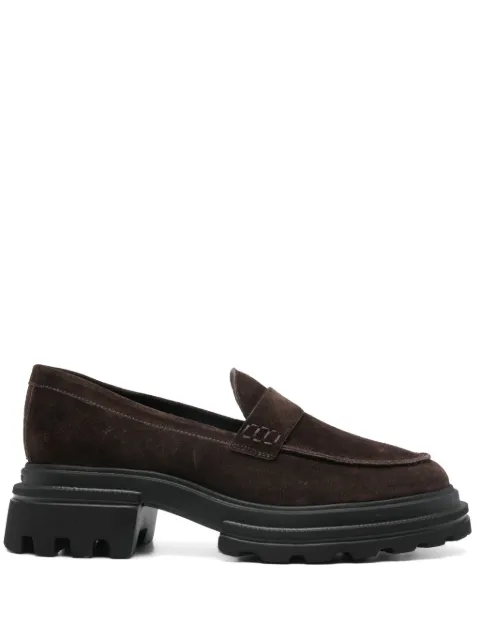 Hogan suede loafers Brown HXW6740FM50BYE