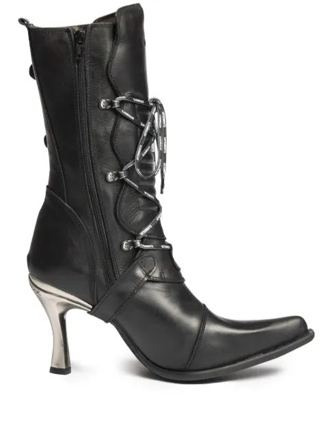 VETEMENTS x New Rock 90mm Rockstar boots Black WA65BO130B