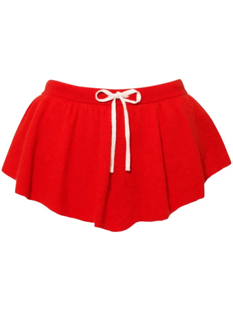 Cashmere In Love Windy mini skirt Red WINDYROUGERED