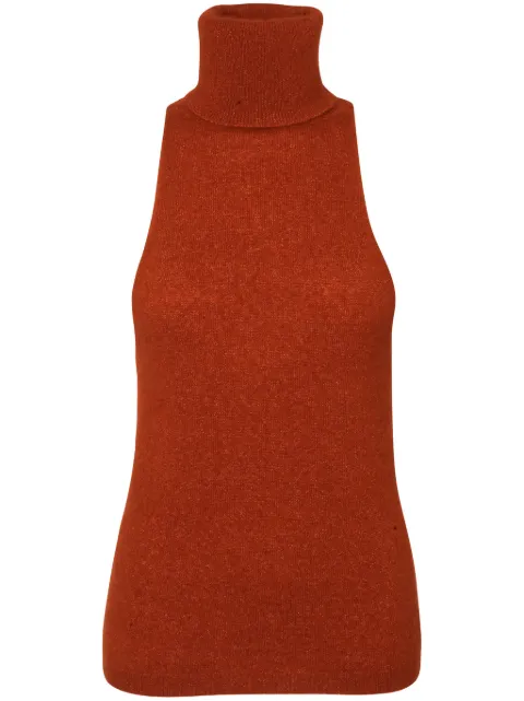 Cashmere In Love Frances knitted top Red FRANCESGARNET