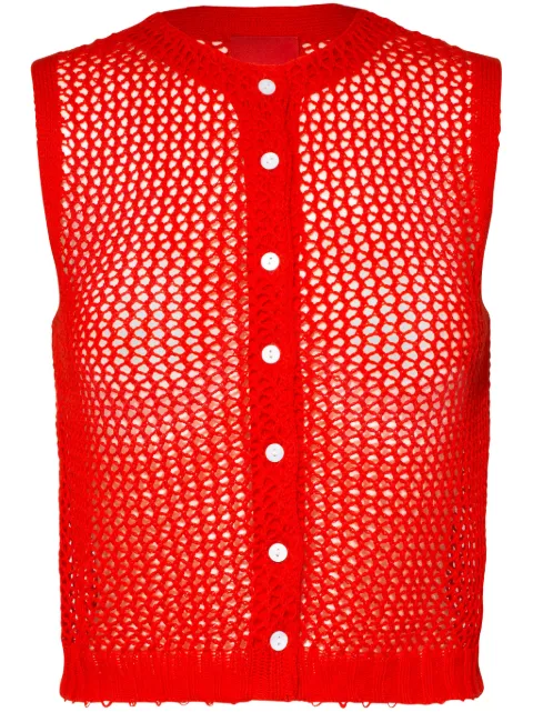 Cashmere In Love June knitted top Red JUNERED