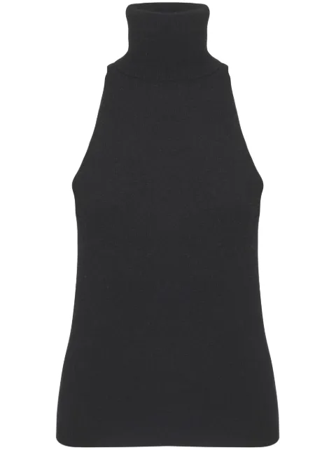Cashmere In Love Frances knitted top Black FRANCESBLACK