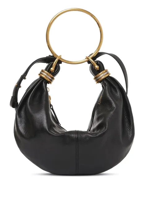 Chloé small Bracelet tote bag Black CHC24AS611N72