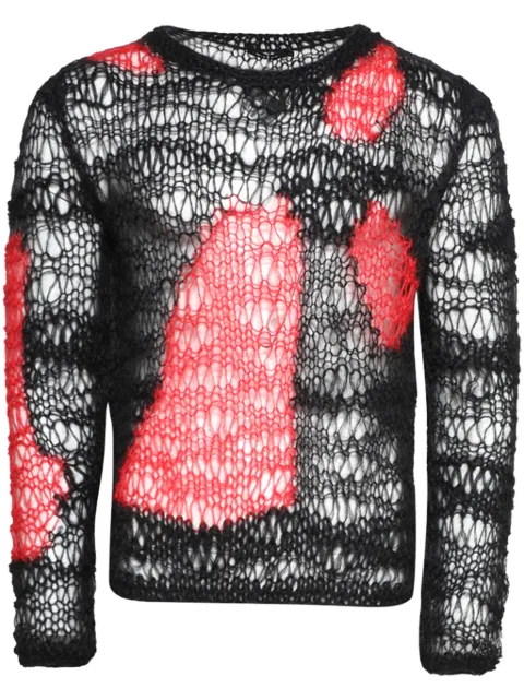 MISBHV Antwerp hand-knit jumper Black 241M716