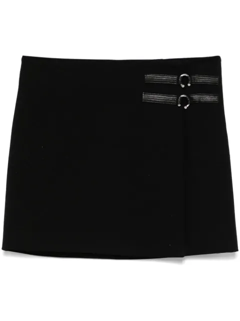 Chiara Ferragni wrap mini skirt Black 77CBE829J0092