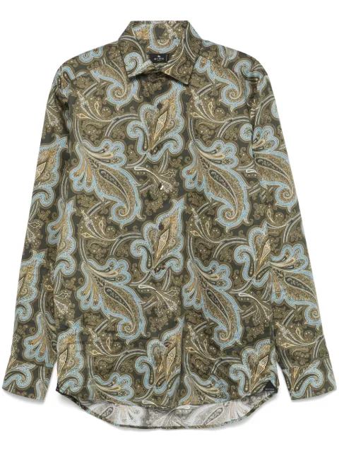 ETRO paisley-print shirt Green MRIB001599SA5D7