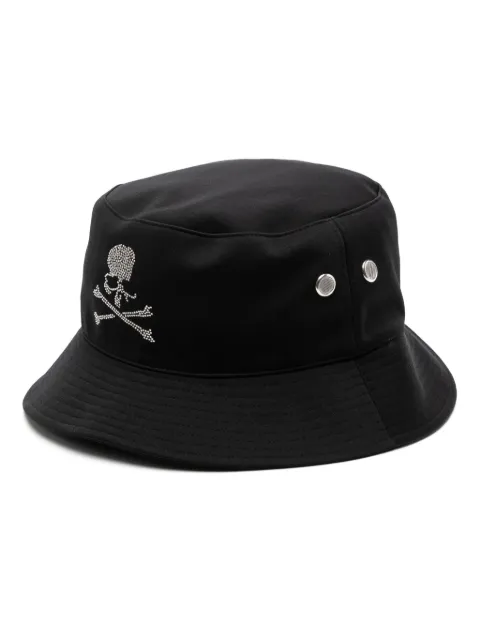Mastermind World logo print bucket hat Black MW22S08HA001601