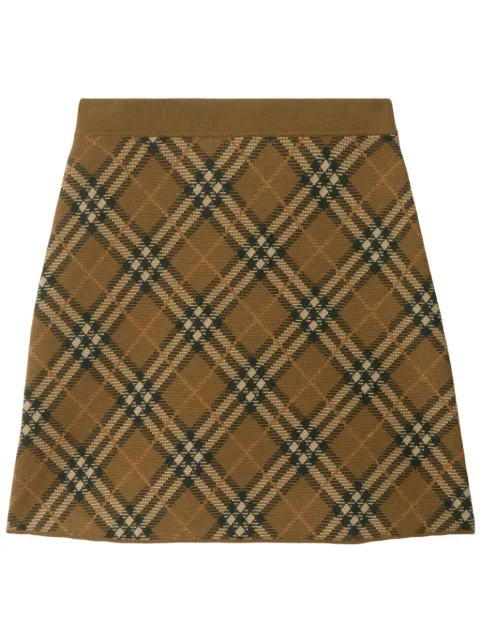 Burberry check mini skirt Neutrals 8098671