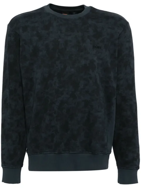 BOSS tie-dye effect sweatshirt Blue 50519168