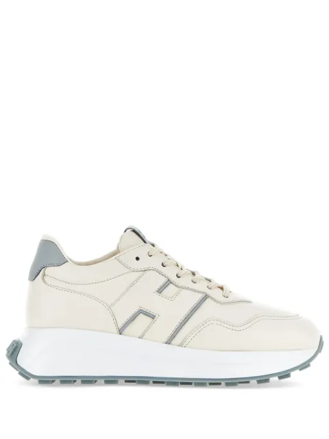 Hogan logo-patch sneakers Neutrals HXW6410EH41QZB