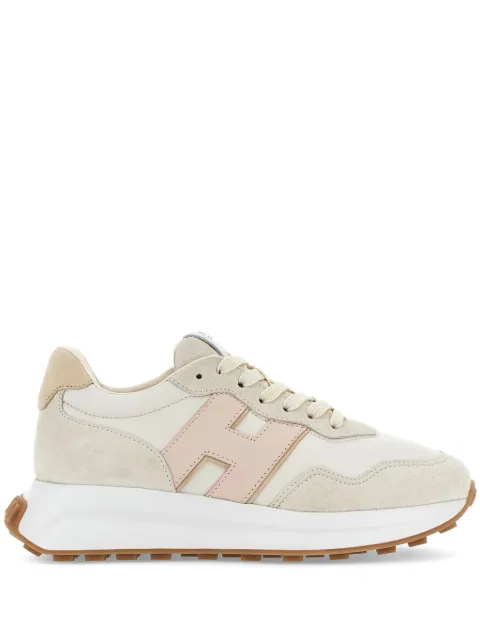 Hogan logo-patch sneakers Neutrals HXW6410EH41U3T