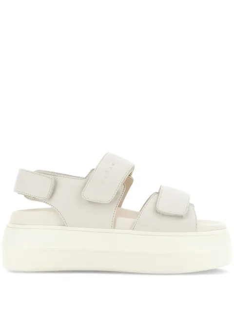 Hogan straped leather sandals Neutrals HXW6800FR700ZL