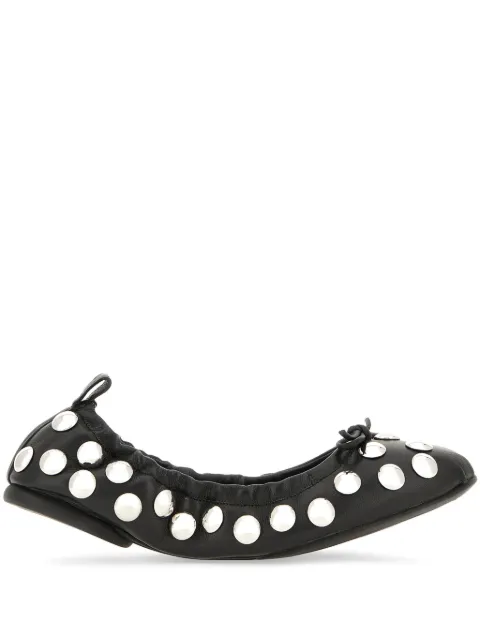 Hogan Borchie ballerina shoes Black HXW6840FQ22QZB