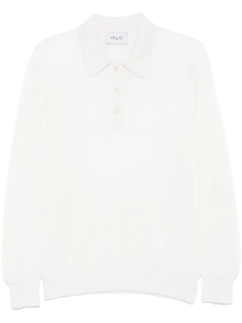 D4.0 fine-ribbed polo shirt White 5716115579