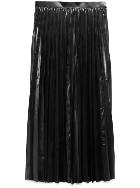 Junya Watanabe pleated midi skirt Black JNS0200511
