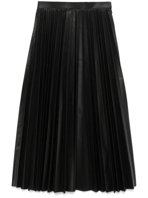 Junya Watanabe pleated midi skirt Black JNS0210511