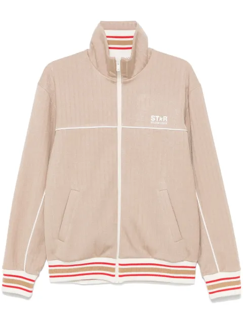 Golden Goose light zipped jacket Brown GMP01963P001653