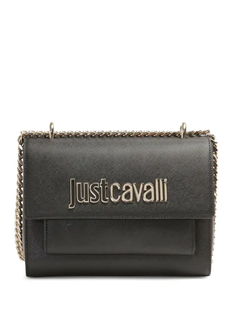 Just Cavalli logo-plaque cross body bag Black 77RA4BB2ZS766