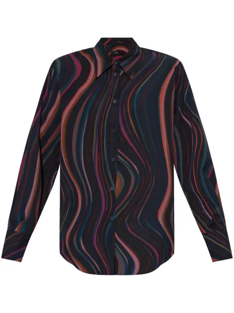 PS Paul Smith printed shirt Blue W2R335BN31257