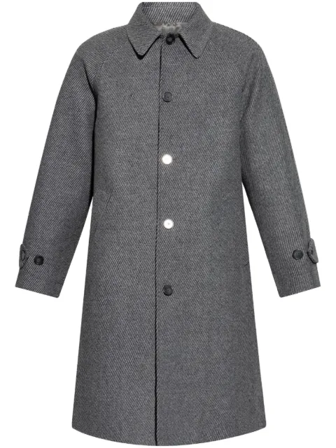 Officine Generale single-breasted coat Grey W24MCTS656