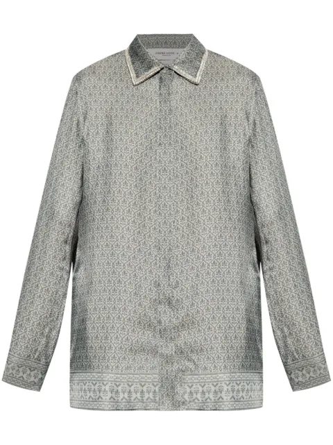Golden Goose floral-print shirt Grey GWP02041P001767