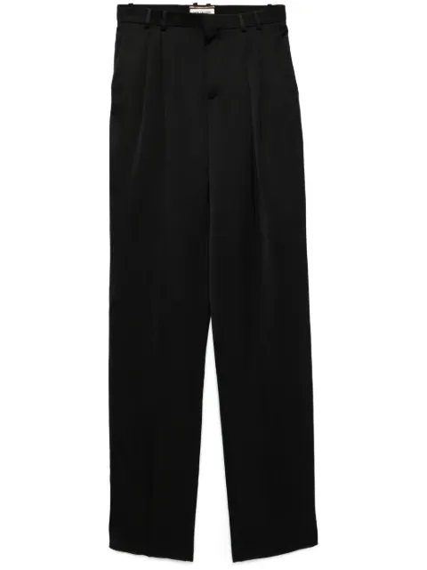 Saint Laurent satin trousers Black 803599Y013G