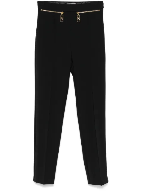 Elisabetta Franchi straight-leg crepe trousers Black PA03646E2